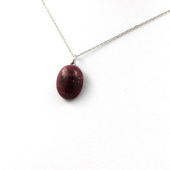 Ruby Necklace. 21.52 ct.