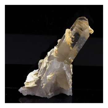 Smoky Quartz + Baryte. 191.5 ct.