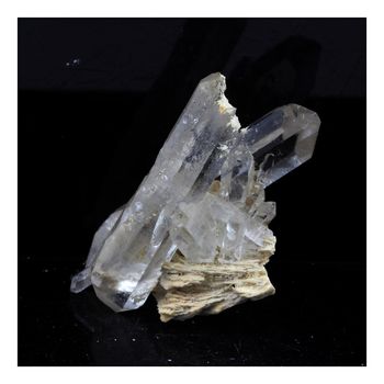 Quartz biterminé + Baryte. 52.0 ct.