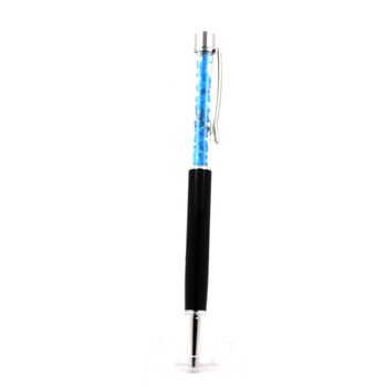 Raw neon blue Apatite mineral pen Madagascar.