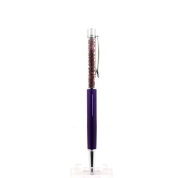Raw Ruby mineral pen Madagascar.