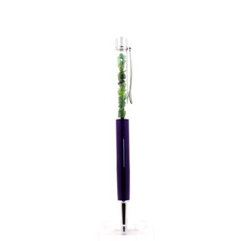 Stylo minéraux Grenat Tsavorite brut Tanzanie.