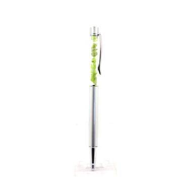 Raw Peridot mineral pen Pakistan.