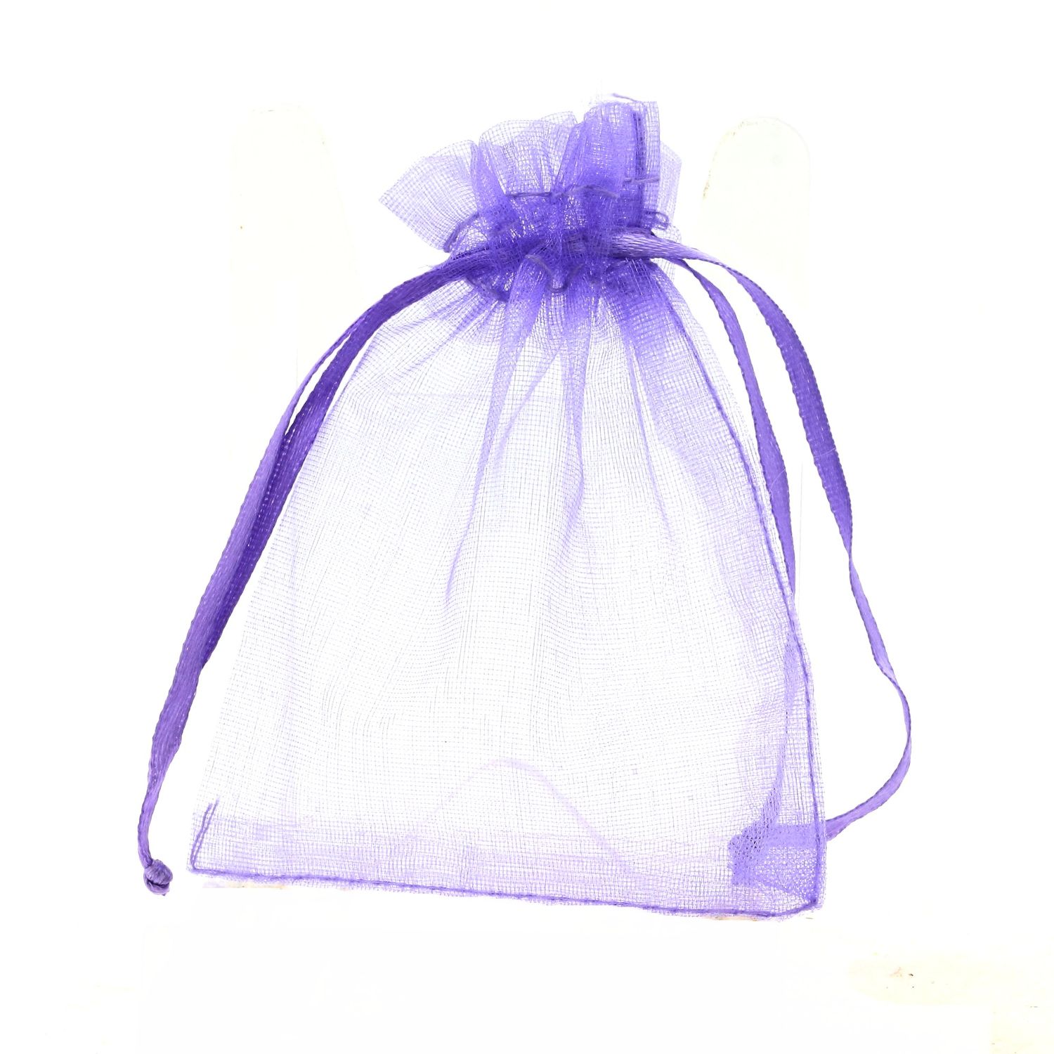 100 Sachets Cadeaux En Organza Pourpre 9x12 Cm - Avec Cordon De Serrage, Réutilisables - Pour Bonbons, Bijoux, Mariage, Fêtes