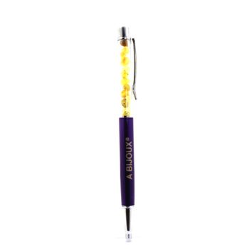 Stylo minéraux Opale jaune d'Australie.
