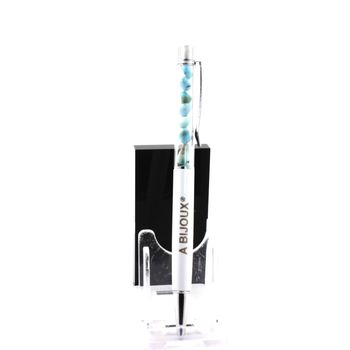 Stylo minéraux Larimar de République Dominicaine.