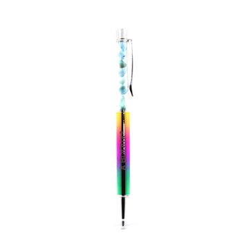 Raw Larimar mineral pen Dominican Republic.