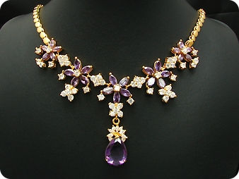 COLLIER AMETHYSTE