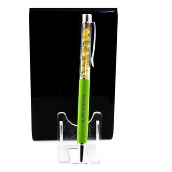 Raw yellow Opal mineral pen Australia.