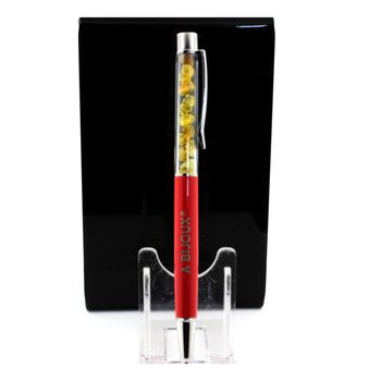 Raw yellow Opal mineral pen Australia.