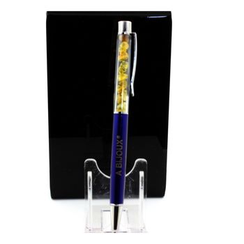 Raw yellow Opal mineral pen Australia.