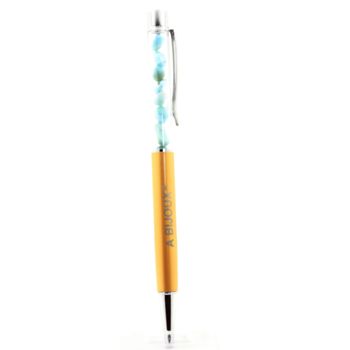 Stylo minéraux Larimar de République Dominicaine.