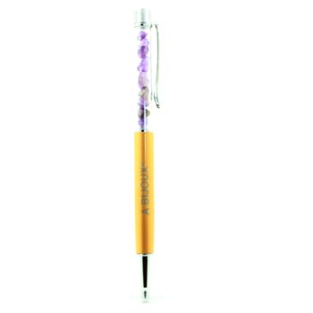 Stylo minéraux Améthyste du Brésil.