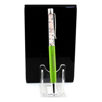 Raw rose Quartz mineral pen Brazil.