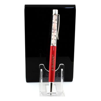 Raw rose Quartz mineral pen Brazil.