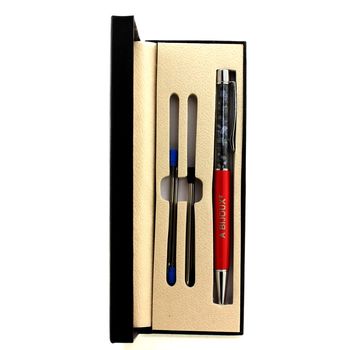 Stylo minéraux Saphir brut Madagascar.