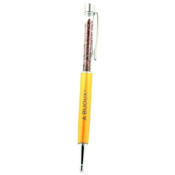 Raw Ruby mineral pen Madagascar.