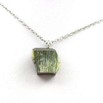 Raw Pyrite Necklace. 50.63 ct.