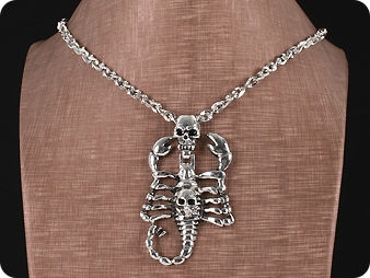 Mysterious Death Scorpion Stainless Steel Men Pendant