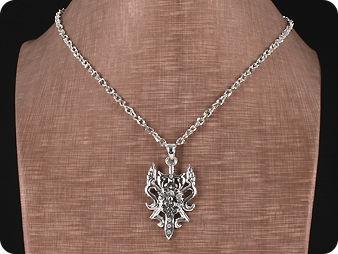 Blessed Shield Of Cavalier Stainless Steel Men Pendant