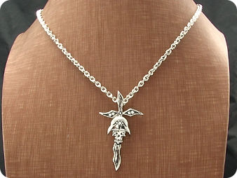 Occult Skull Soldier Cross Men Pendant