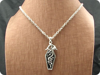 Majestic Vampire Coffin Stylish Solid Steel Men Pendant