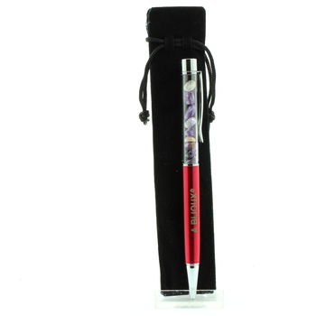 Raw Charoite mineral pen Russia.