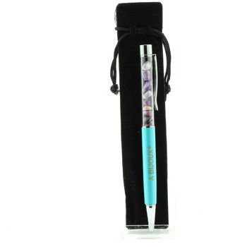 Raw Charoite mineral pen Russia.