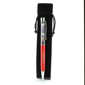 Raw Charoite mineral pen Russia.