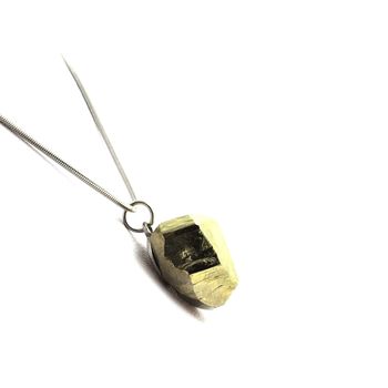 Raw Pyrite Necklace. 26.3 ct.