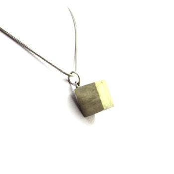 Raw Pyrite Necklace. 18.2 ct.