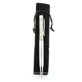 Stylo minéraux Topaze du Brésil.