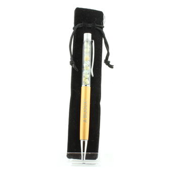 Stylo minéraux Topaze du Brésil.
