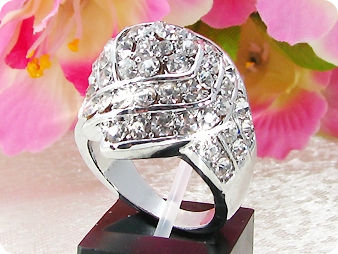 White Gold Round Brilliant Cut Created Diamond Ring