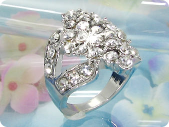 White Gold Round Brilliant Cut Created Diamond Ring