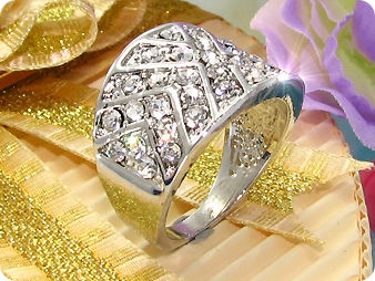 Created Diamond Ring