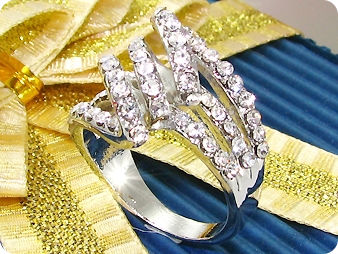 White Gold Round Brilliant Cut Created Diamond Ring