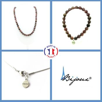 Bracelet Necklace Set Ruby from Mogok, Burma, Myanmar Quality 2A Beads 8 mm. Stainless steel chain.