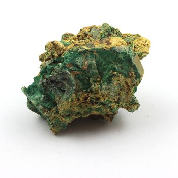 Bournonite + Bindheimite + Malachite. 190.30 ct.