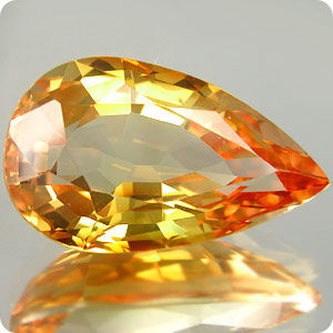 22.90 cts SAPHIR JAUNE HYDROTHERMAL