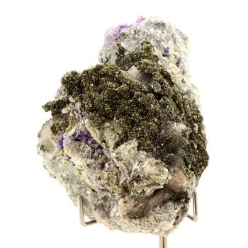 Pyrite + Marcassite + Fluorite. 630.50 ct.