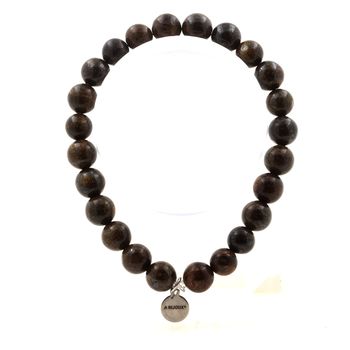 Bracelet Perles Bronzite 8 mm.