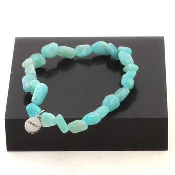 Amazonite from Brazil Bracelet Beads.