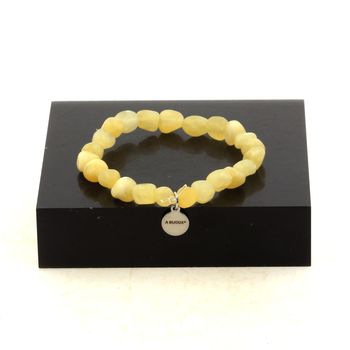 Yellow Calcite from UK Bracelet Beads.