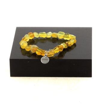 Yellow Opal from Australia Bracelet Beads.