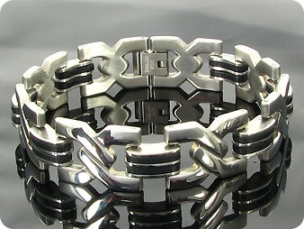 Cross Carving Pattern Men Style Bracelet