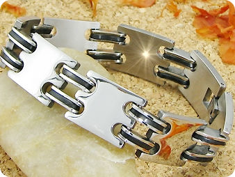 Link Pattern Men Bracelet