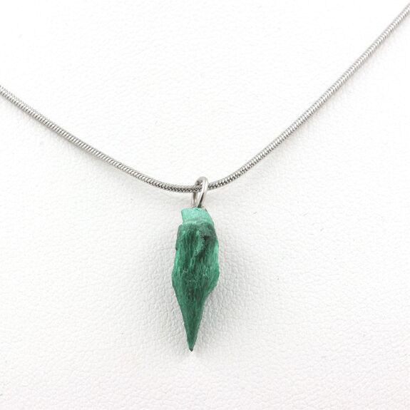 Collier Malachite brut. 5.05 ct.