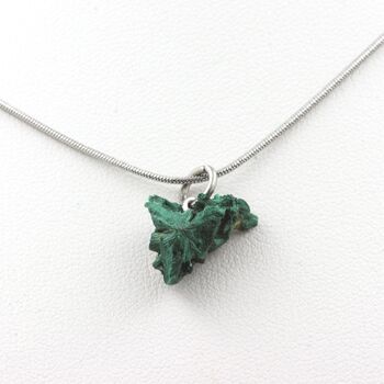 Collier Malachite brut. 6.00 ct.