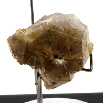 Rutile Quartz + Hematite. 332.05 ct.